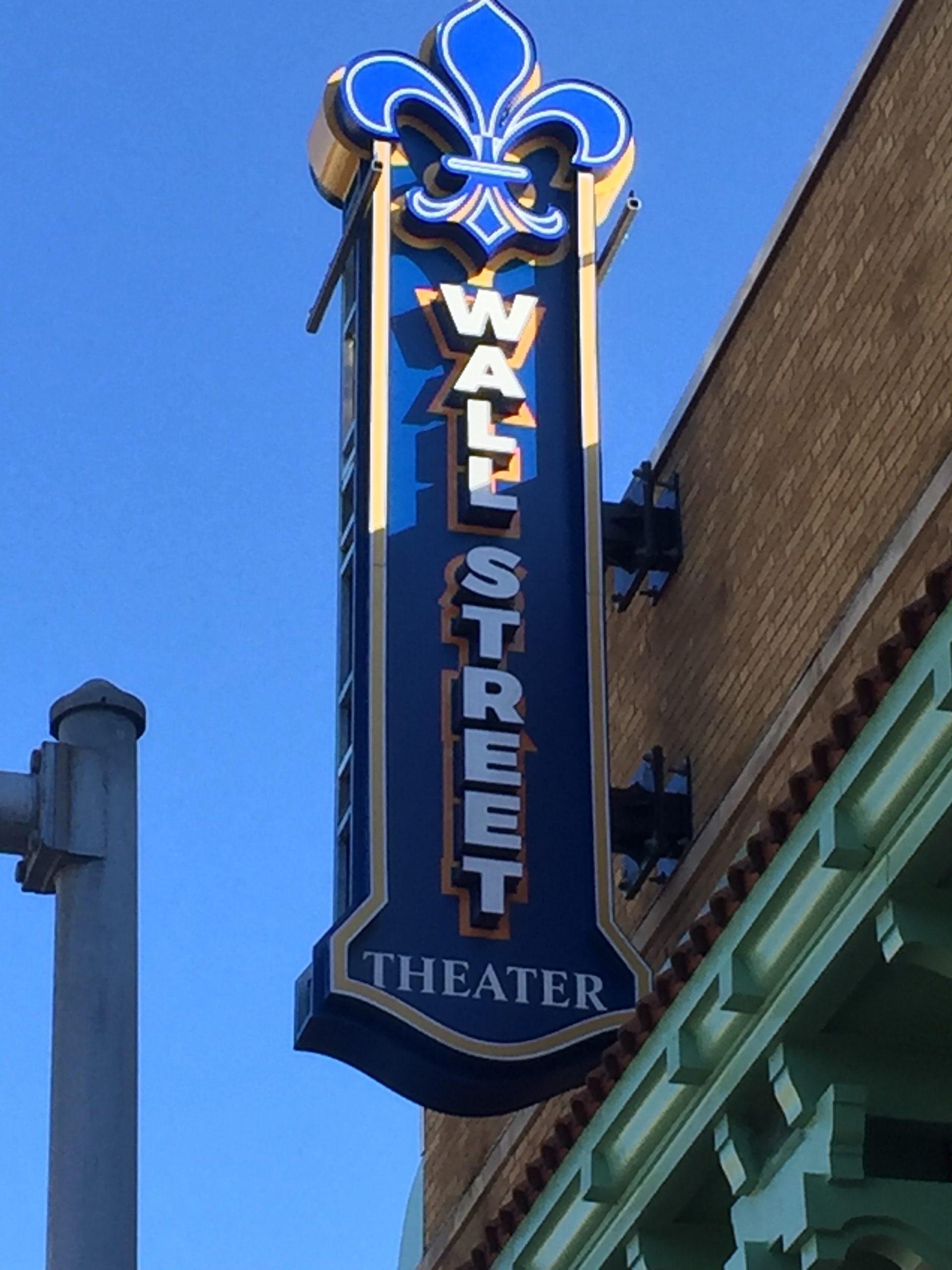 Wall Street Theater Marquee